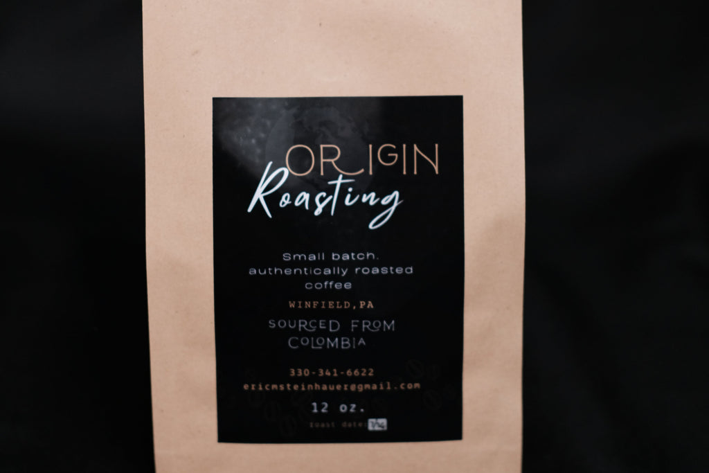 12oz Bag Ground Coffee Medium Roast Columbian Coffee