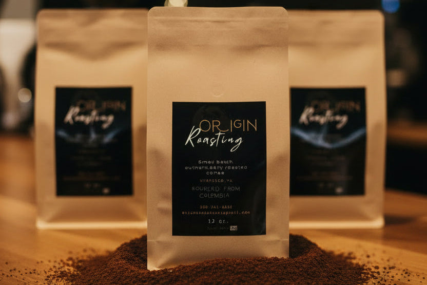 12oz Bag Ground Coffee Medium Roast Columbian Coffee